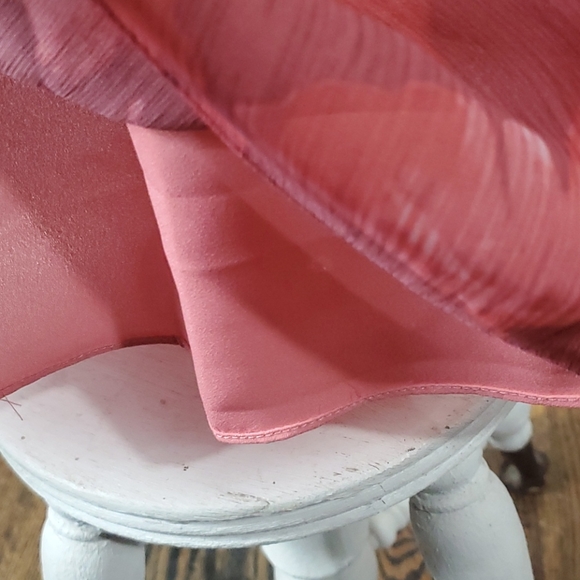 HALSTON LONG SLEEVE CORAL MINI DRESS SIZE LARGE seen in My One & Only Hallmark - Picture 9 of 13